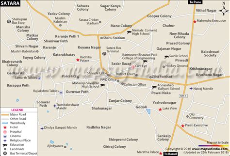 Satara City Map