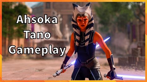 Ahsoka Tano Gameplay Star Wars Battlefront 2 - YouTube