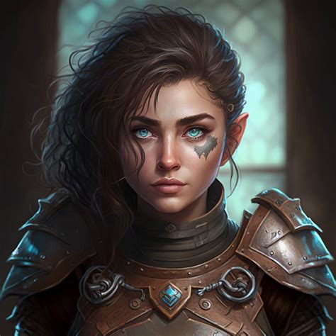 Jaredsyn Beautiful Female Halfling Rogue With Medi by JaredSyn on ...