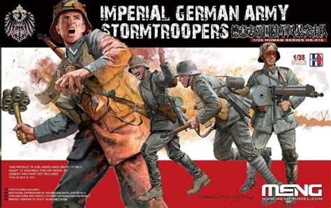 Imperial German Army Stormtroopers Meng Model -HS010