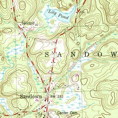 Sandown, NH (1981, 24000-Scale) Map by United States Geological Survey ...