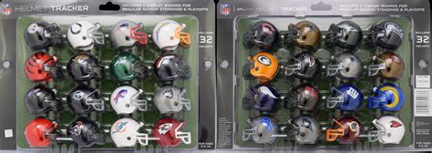 NFL Football 32 Team Mini Helmet Standings Tracker Display Set - 2020 ...