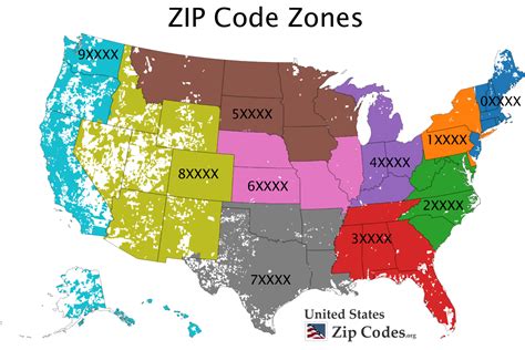 Usa Map With Zip Codes - London Top Attractions Map