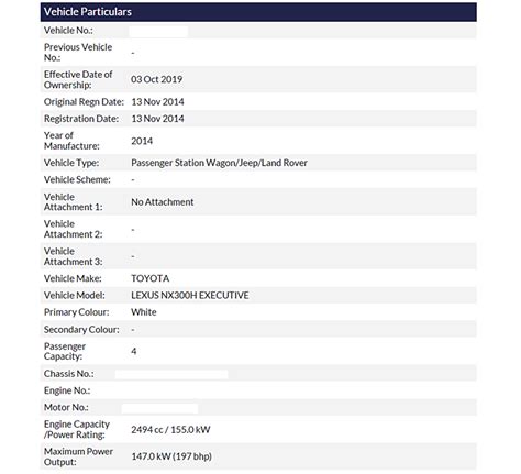 lta singapore vehicle registration details – long term armor strategy ...