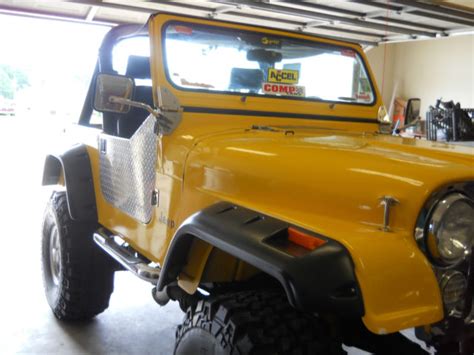 1984 RESTORED Jeep CJ7 YELLOW LIFTED PERFORMANCE for sale - Jeep Other ...