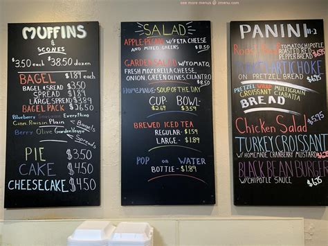 Menu at Baker Street desserts, Dixon