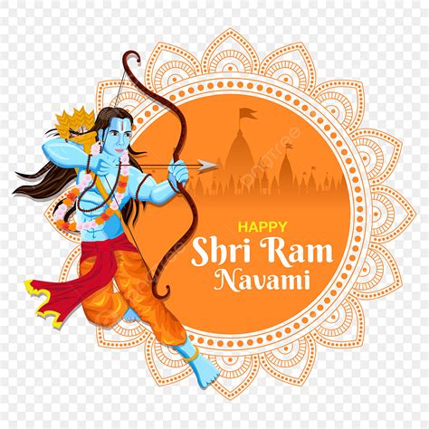 Ram Clipart Transparent PNG Hd, Shri Ram Navami With Bow, Arrow ...