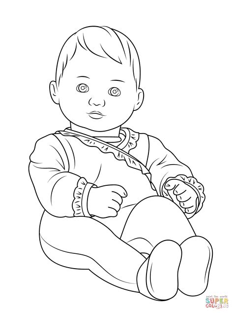 Free Free Printable Baby Doll Coloring Pages, Download Free Free ...