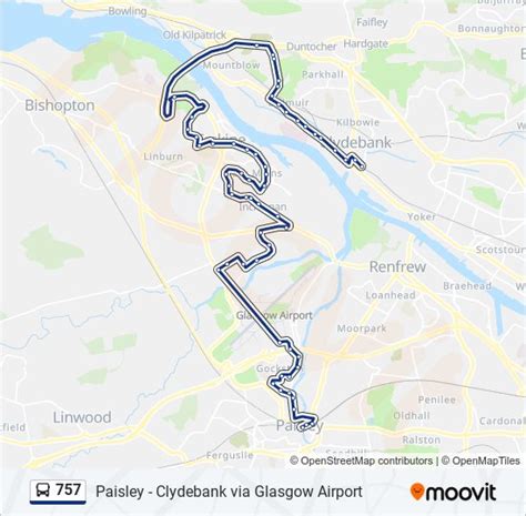 757 Route: Schedules, Stops & Maps - Paisley (Updated)