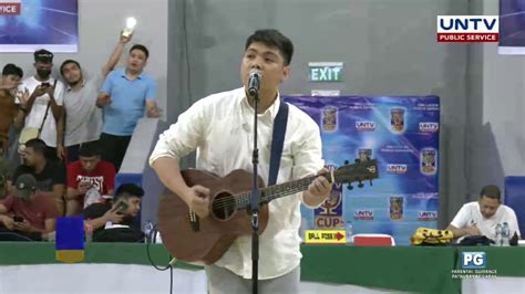 Jan Casey performs Kuya Daniel Razon's composition "Masdan" | UNTV Cup ...