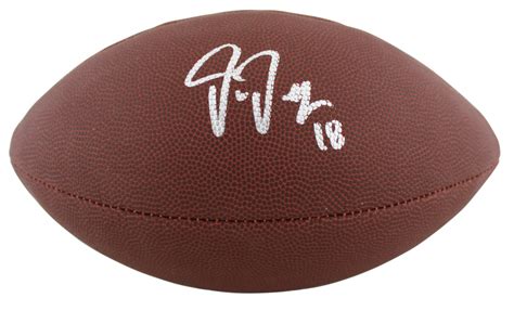 Justin Jefferson Signed NFL Football (Beckett) | Pristine Auction