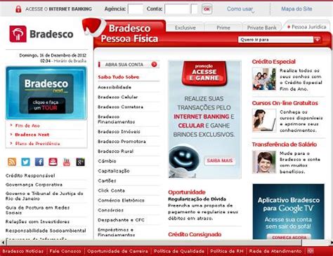 www.bradesco.com.br: Site Bradesco