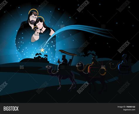 Nativity Scene Three Vector & Photo (Free Trial) | Bigstock