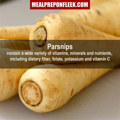 Nutrition Fact: Parsnips | Meal Prep on Fleek™