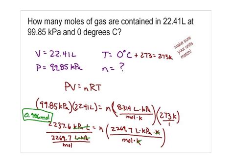 Ideal Gas Law Problems