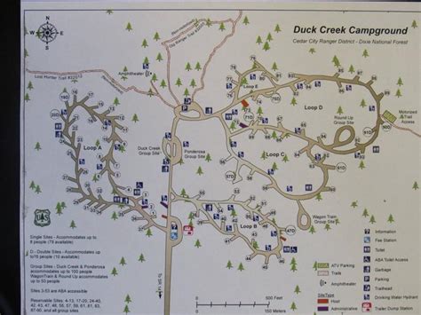 Duck Creek Campground Utah Map - United States Map