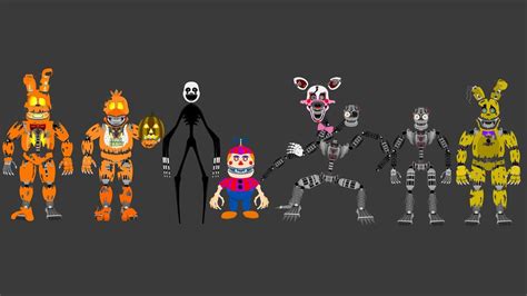 Halloween Animatronics Fnaf 4 Yup all fnaf 4 nightmare animatronics