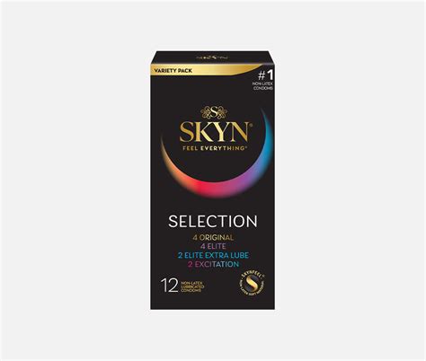 Buy SKYN® Selection Condom Variety Pack, Pack features 3 types Condoms