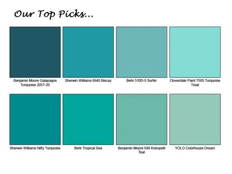 Bungalow 1a: Interior Paint Colors | Tween girl bedroom, Turquoise room ...