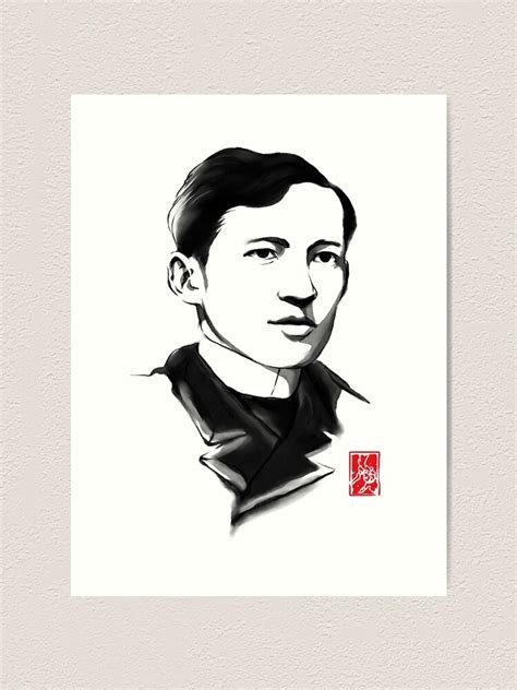 "Sumi-e Series - Pinoy Hero - Jose Rizal" Art Print for Sale by ...