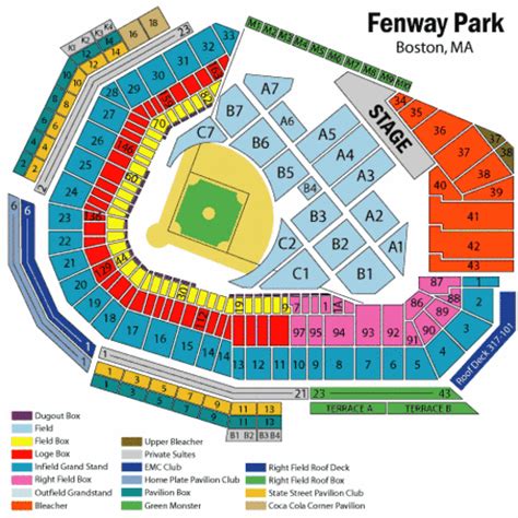 Fenway Seating chart — Pearl Jam Community