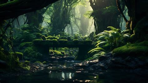 Premium AI Image | Mystical Forest and Fairytale Scenes