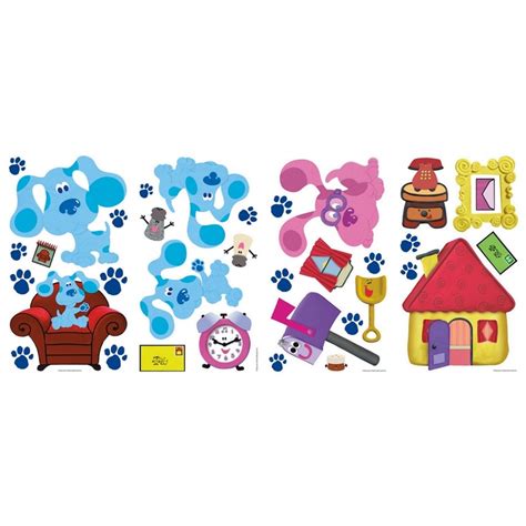 Blues Clues Wall Decals RMK1914SCS | Kids room wall decals, Kids wall ...