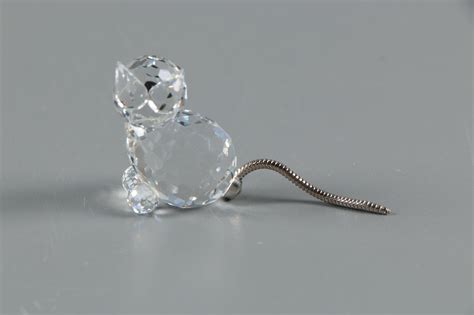 Vintage Swarovski Crystal Miniature "Cat" Figurine | EBTH