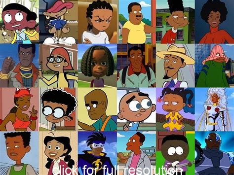 20+ Best Male & Black Cartoon Characters | Black cartoon characters ...