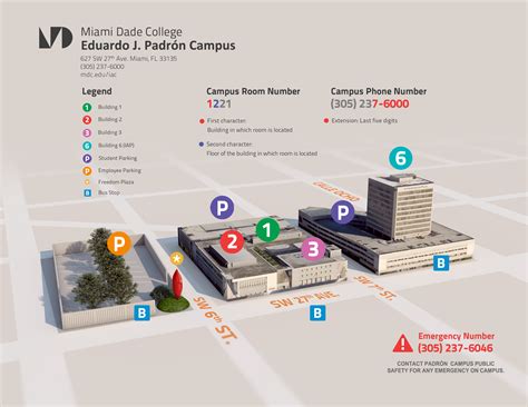 Miami Dade Interamerican Campus Map - Map of world