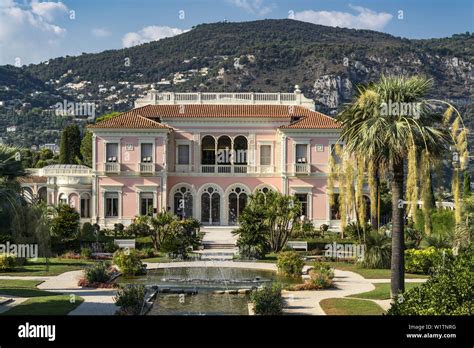 Villa Ephrussi de Rothschild, St. Jean Cap Ferrat, France Stock Photo ...