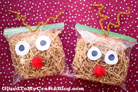 Crinkle Paper Reindeer Craft