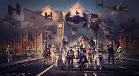 Star Wars Sci-Fi London HD Wallpaper by Saby Menyhei