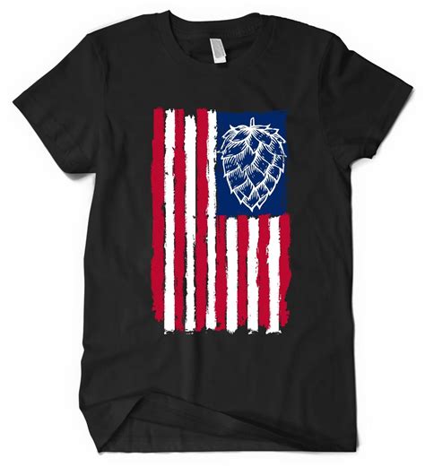 Hops Flag Beer Lover Shirt Craft Beer Shirt Drink Lover - Etsy