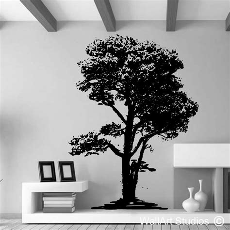 Oak Tree Silhouette Wall Sticker | Wall Art Studios