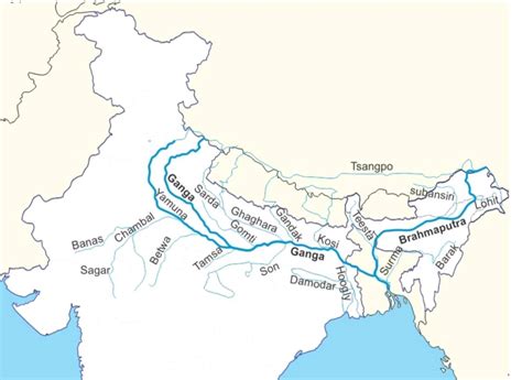 Ghaghara River Map