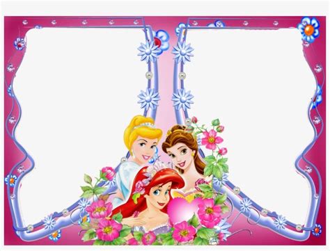 Download Disney Multi Photo Frame - Disney Princess Frame Png PNG image ...