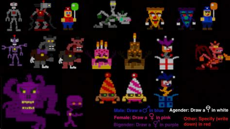 Fnaf World Halloween Edition Enemies Gender Meme by ARandomPerson21 on ...