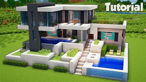 How To Build A Modern Mansion In Minecraft Step By Step With Pictures ...