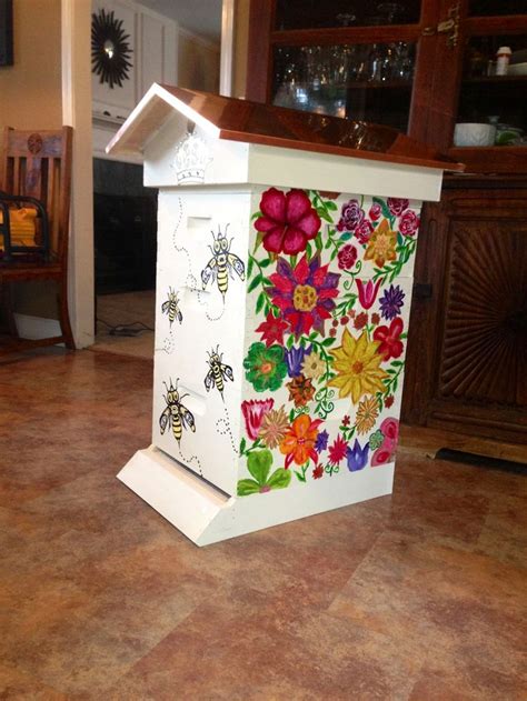 17 Best images about Painted Bee Hives on Pinterest | Gardens, Bee ...