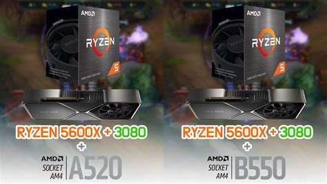 A520 vs B550 with RYZEN 5 5600X + RTX 3080 (7Games / FHD / 1080p ...