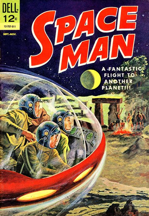 SPACE MAN | Dell comic, Sci fi comics, Science fiction art