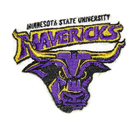 Minnesota State Mavericks Logo Embroidered Iron On Patch - Beyond ...