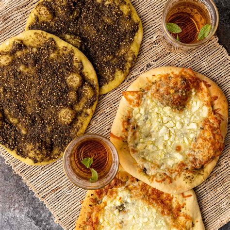 Zaatar Bread (Manakish) + Video - Silk Road Recipes