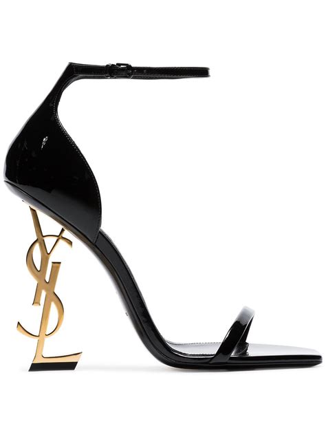 Saint Laurent Opyum 110mm YSL Heel Sandals - Farfetch