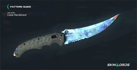 Flip Knife Case Hardened | All Blue Gem Seeds - SkinLords