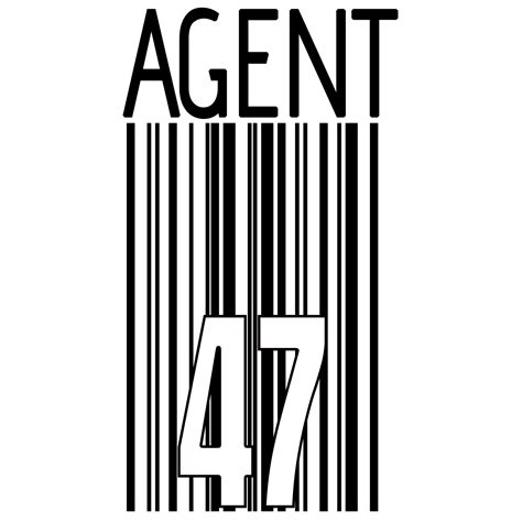 AGENT 47 logo for t shirt inspired by HITMAN. Barcode really have ...