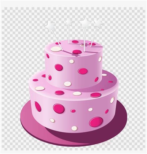 Pink Birthday Cake Clip Art Clipart Frosting & Icing - Beach Balls No ...