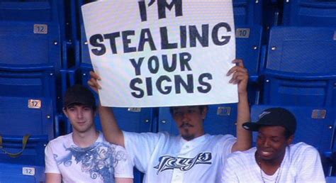 Some Thoughts on Stealing Signs | Orange Juice Blog