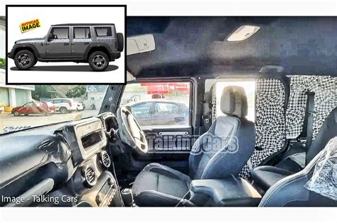 Mahindra Thar 5-door: new spy shots show interior and seating layout ...